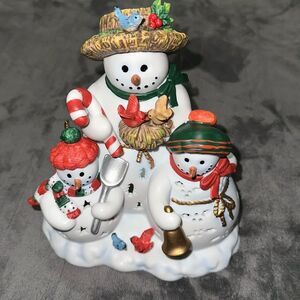 PartyLite P9892 snowman Tealight holiday , Christmas